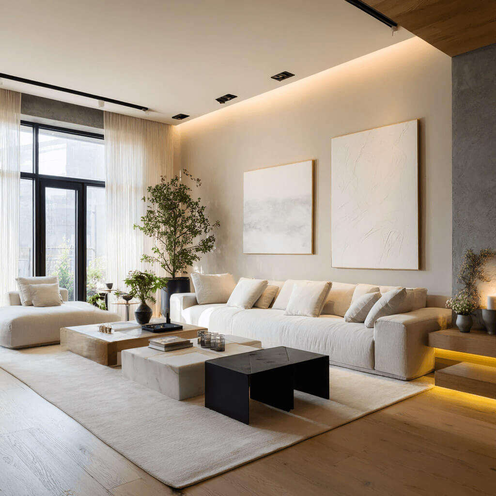 بازسازی پذیرایی مینیمال